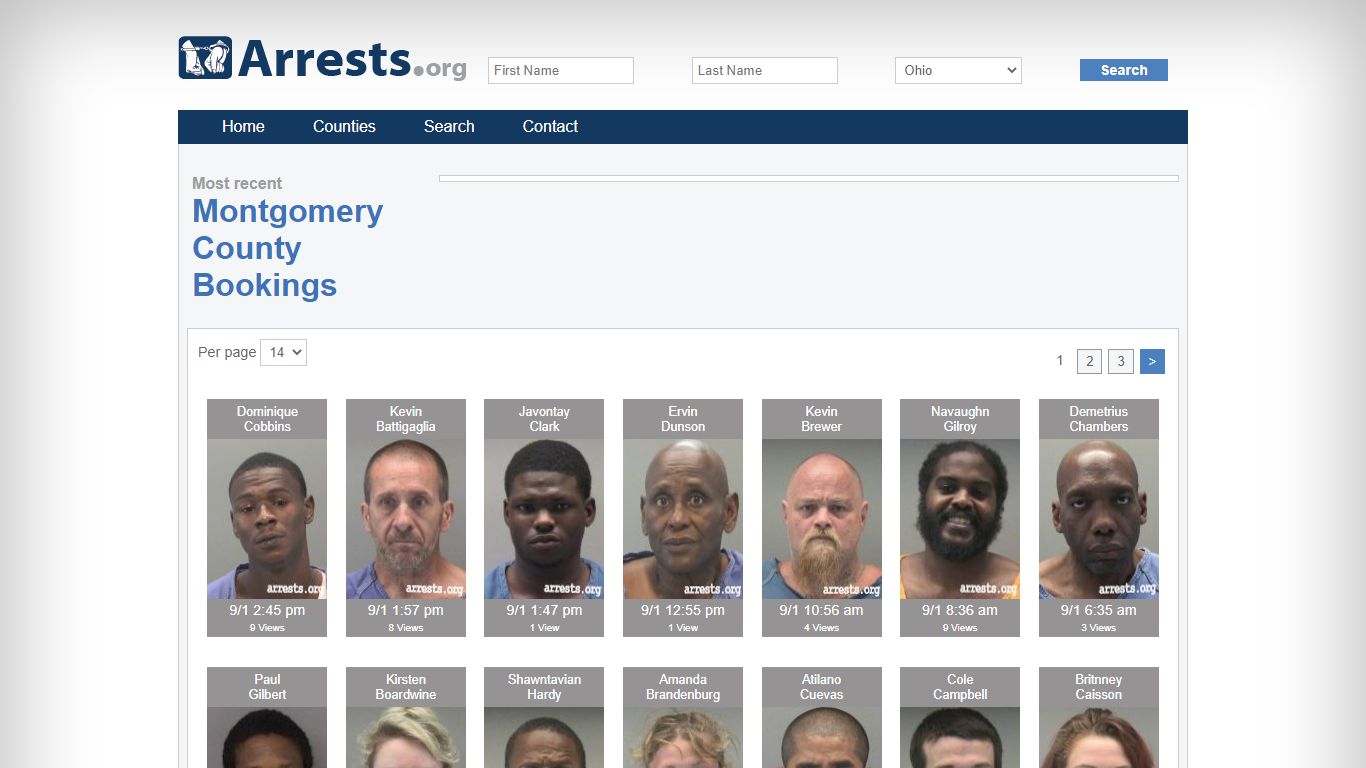 Montgomery County Arrests and Inmate Search